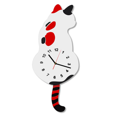 Adorable Cute Cat Wall Clock