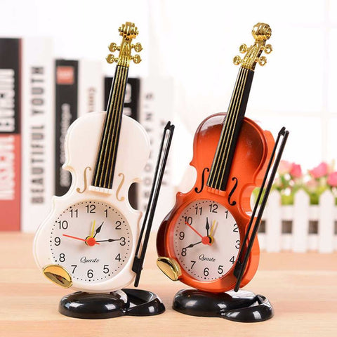 Music Creative Instrument Table Alarm Clock