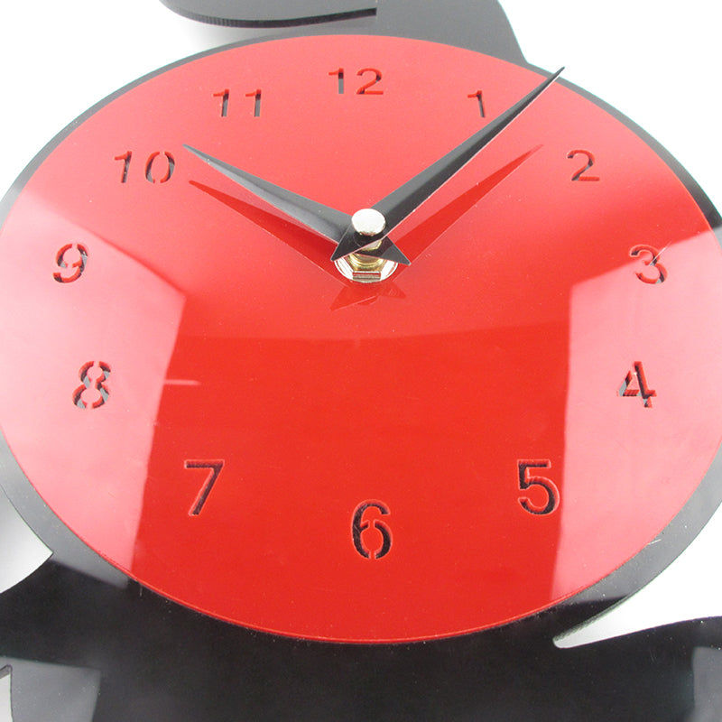 Dog Shape Creative Wall Clock