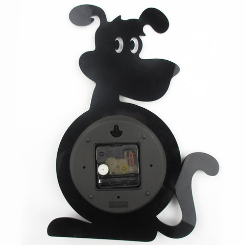 Dog Shape Creative Wall Clock
