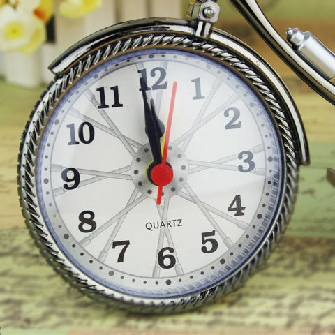 Creative Bicycle Pattern Alarm Clock