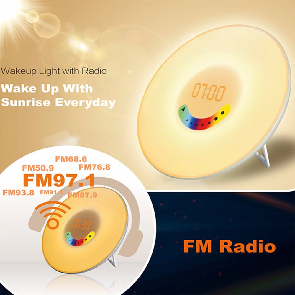 Colorful Novelty Sunrise Simulation Alarm Clock