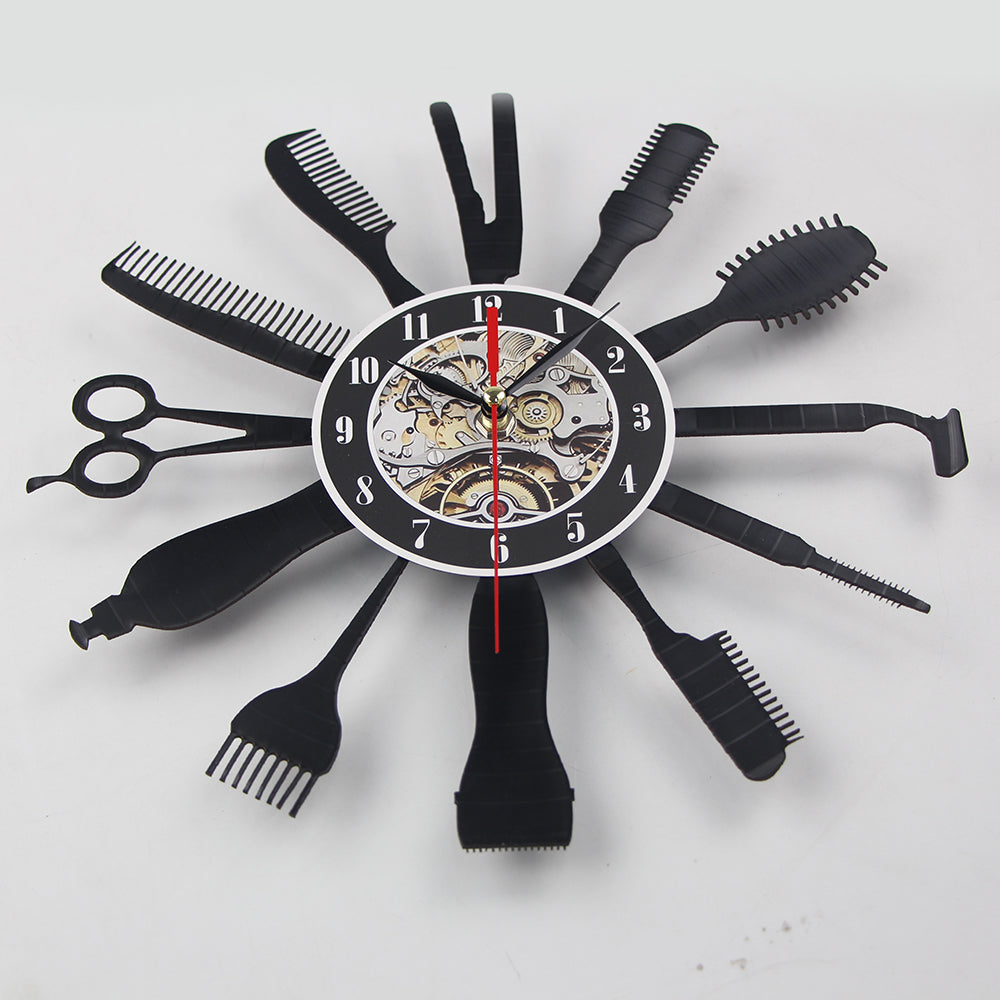 Hair Beauty Salon Wall Clock