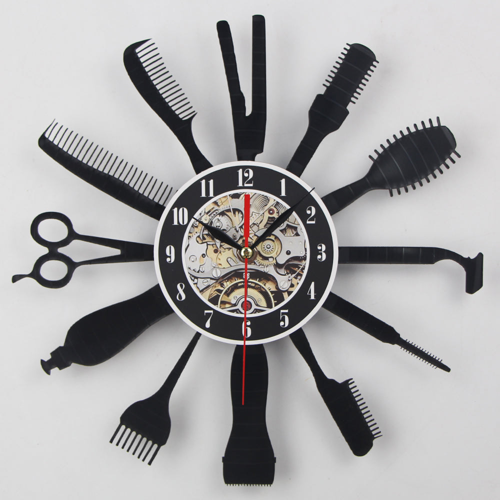 Hair Beauty Salon Wall Clock