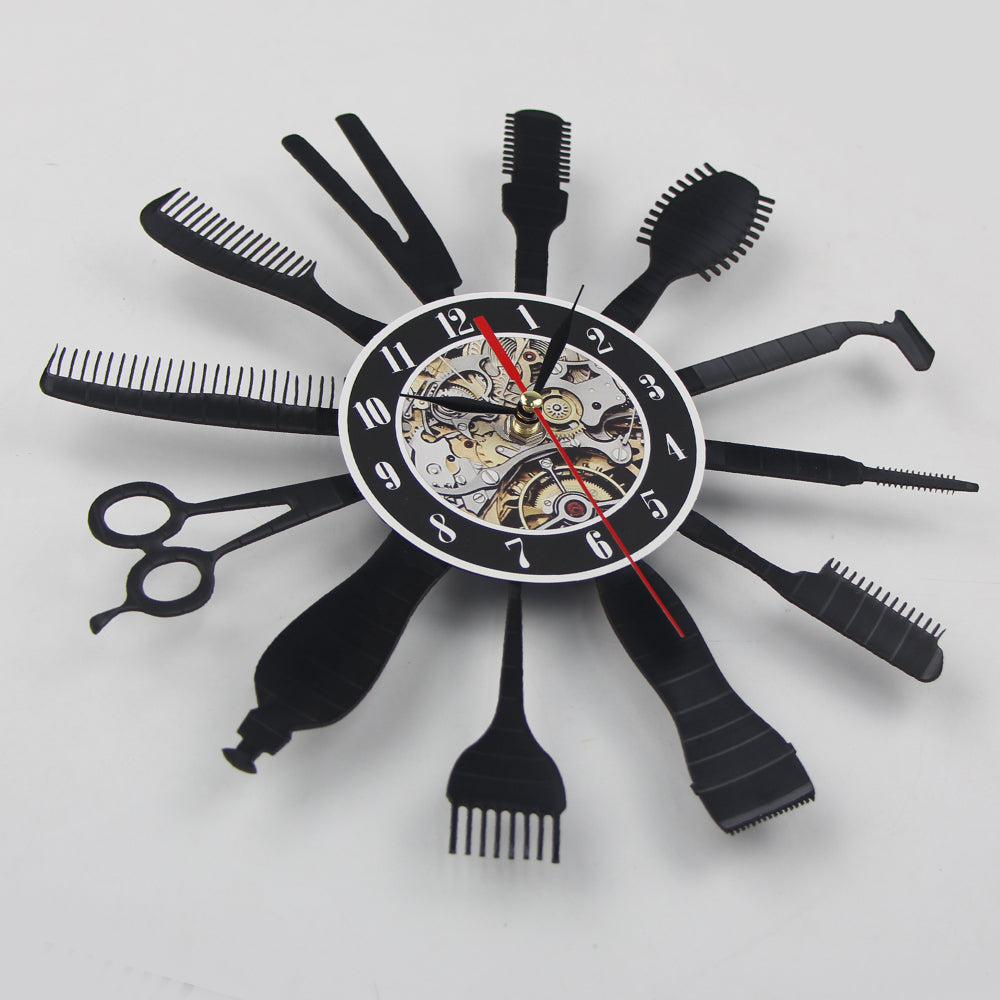 Hair Beauty Salon Wall Clock