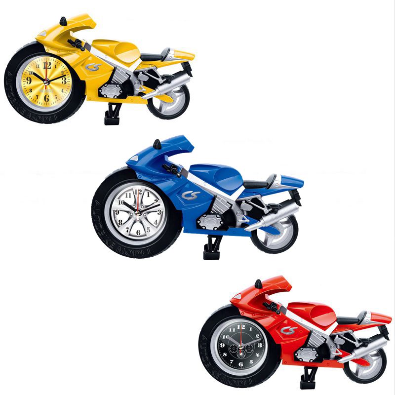 Fashion Mini Motorcycle Alarm Clock