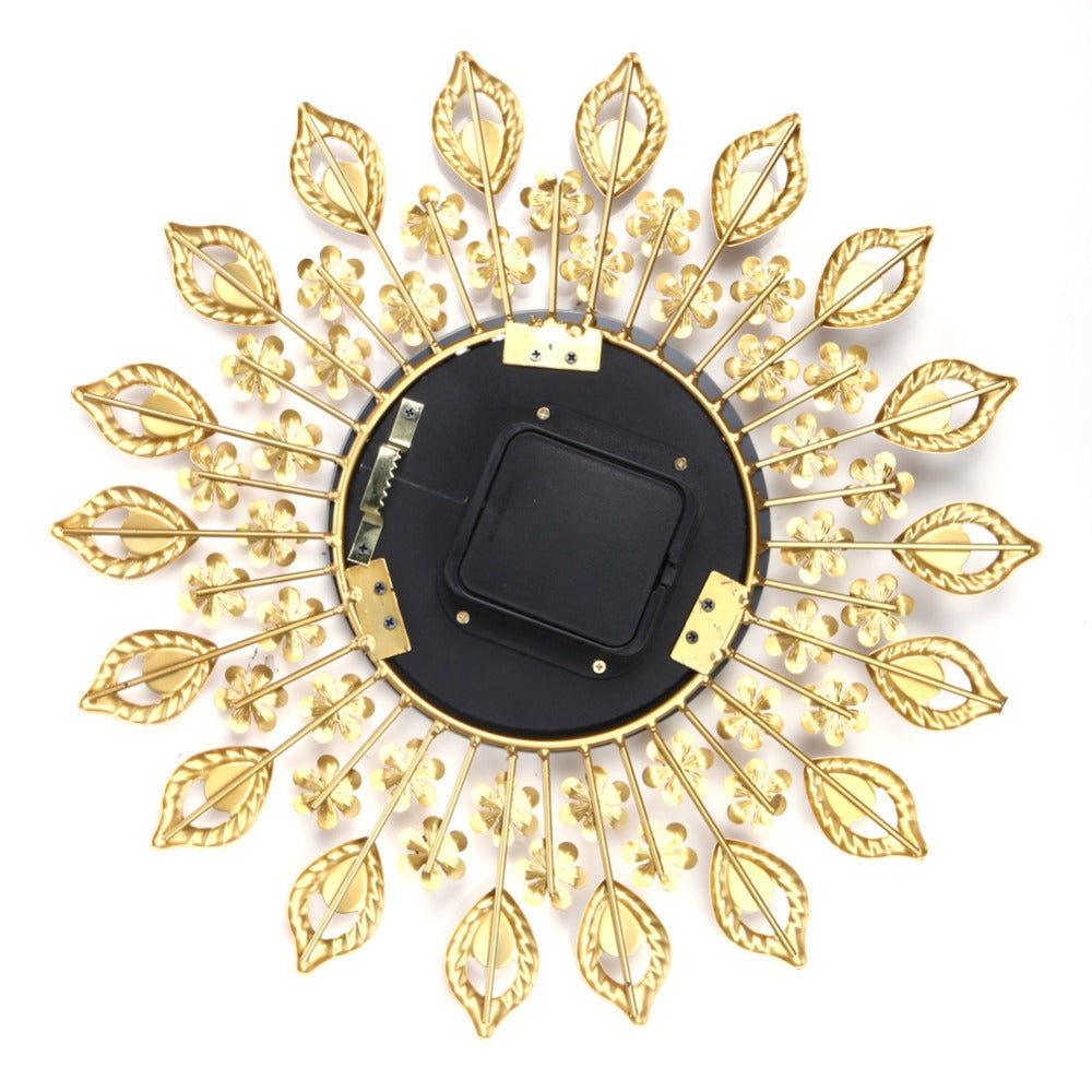 Antique Diamond Peacock Wall Clock