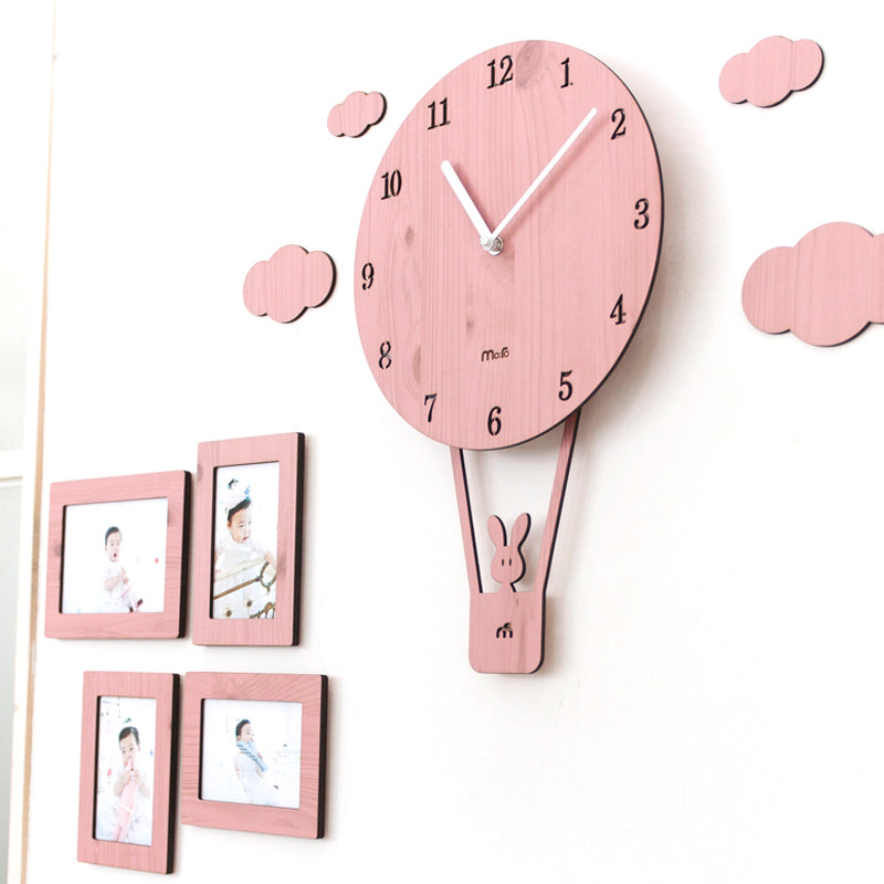 Swing Creative Cartoon Wall Clock