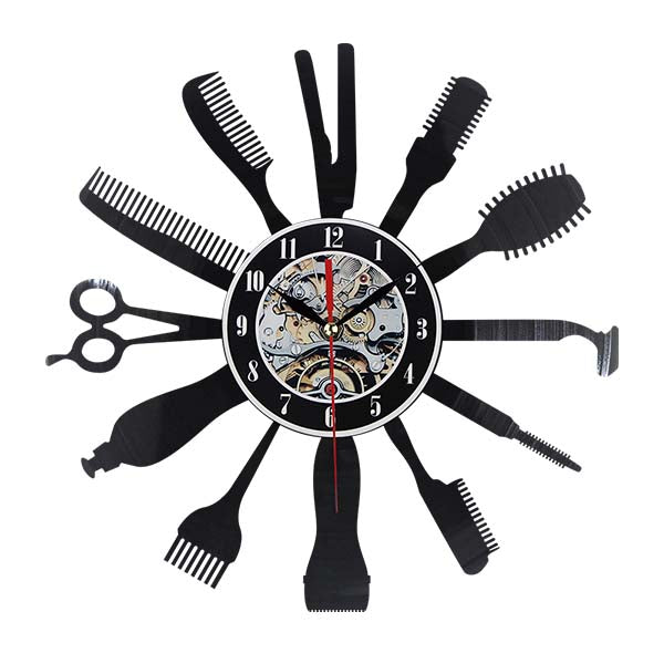 Hair Beauty Salon Wall Clock