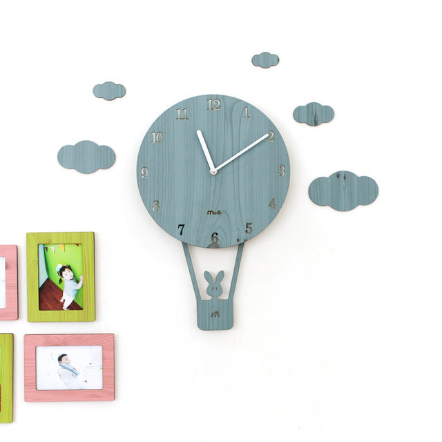 Swing Creative Cartoon Wall Clock