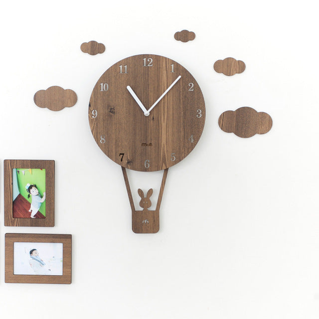 Swing Creative Cartoon Wall Clock