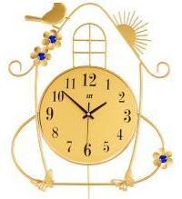 Creative Black Iron Swing Wall Clock