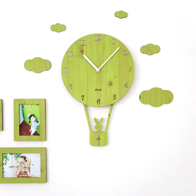 Swing Creative Cartoon Wall Clock